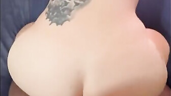 Hot blonde taking it all for creamy finish