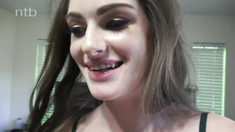 Beautiful girl in sexy longerie loves to suck and fuck