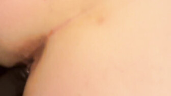 Big booty white girl gets Interrupted by BBC