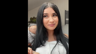 Beautiful petite latina with big tits