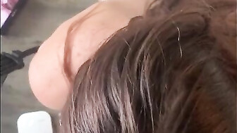 Hot white chick loves to suck huge black cock