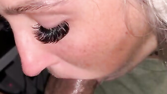 Blondie sucks BBC deep