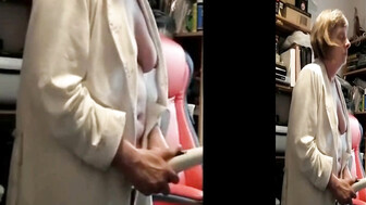 mature lady having 2 orgasms