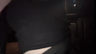 Amateur wife fucks bbc in car