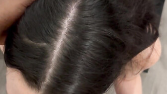 White PAWG sucks BBC