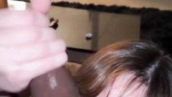 Beautiful Young Blonde in  Goggles Gets Her First Creampie!