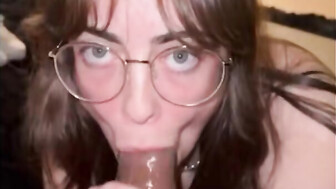 Beautiful Young Blonde in  Goggles Gets Her First Creampie!