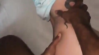 Slim Asian bitch gets fucked by huge BBC