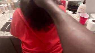 Squirting with black cock