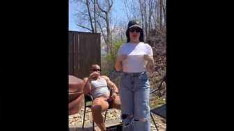 Slutty girl with phat ass loves to suck and fuck big black cock