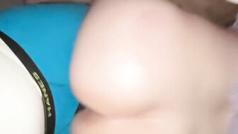 Cheating snowbunny takes black cock