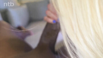 cuckold white wife shows her husband that she's hooked to bbc