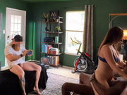 Cuck hubby with little penis filmed a video of his hotwife and black lover