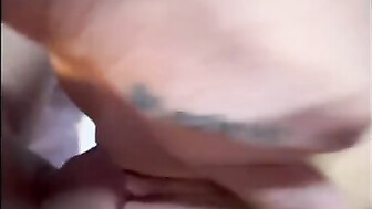 Amateur wife and her husbands friend having a good time