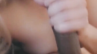 Sexy Blonde with a pretty mouth