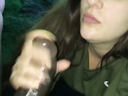 Sexy eyed pawg sucks and fucks bbc
