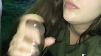 Sexy eyed pawg sucks and fucks bbc