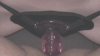 Cuck getting pegged for his first time by 18 year old petite gf