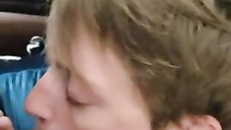 Nikki deepthroats with eye contact