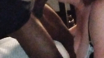 Filming my fiance sucking BBC till he cums on her face part 1