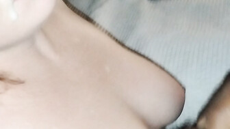 Filming my fiance sucking BBC till he cums on her face part 2