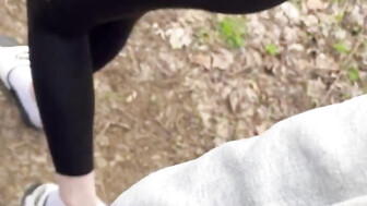 Walk in the park with hot white girl Pt 1