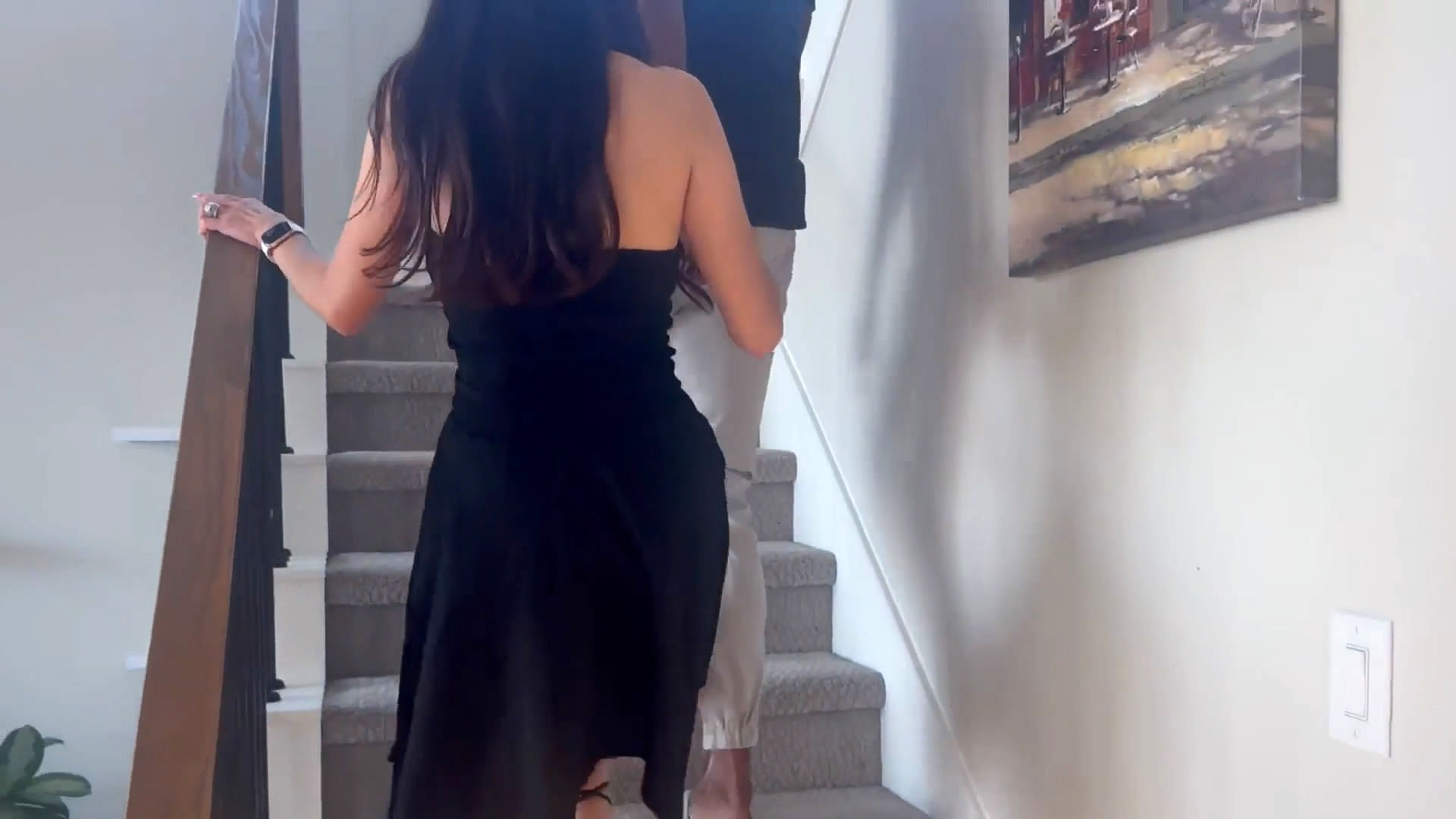 Married babe gets fucked by his big black cock