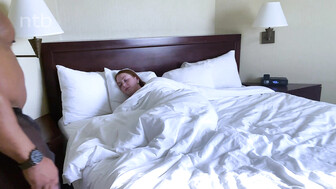 Booty redhead gets fucked and creamed by bbc early in the morning