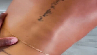 Sexy woman with big boobs having fun with handsome BBC lover