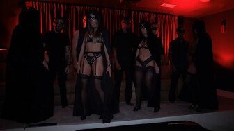 Hot white girls fucked by white and black cocks