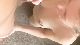 Married PAWG takes black dick and cleans up