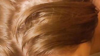 Cum load on her pretty face