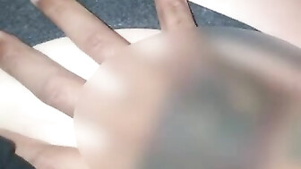 Thick blonde getting back shots BBC