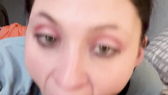 Pretty girl blows black cock