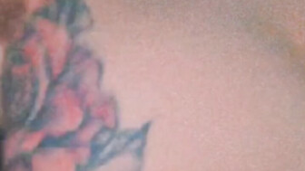 Thick white hottie taking Black dick