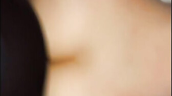 Thick white hottie taking Black dick