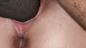 Hotwife gets BBC stuffedin her Bareback