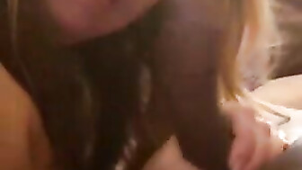 Hotwife Sucks on a BBC as he Films her