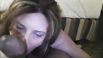 She will suckballs on request