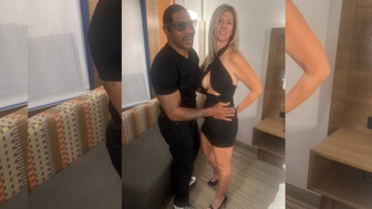 Hot white blonde and handsome black lover