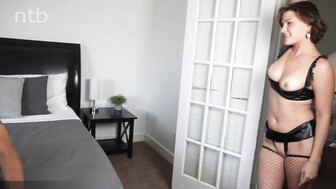 Amazing white girl with hot body and strong BBC lover