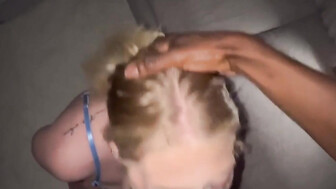 Hot blonde girl loves hard anal with long BBC