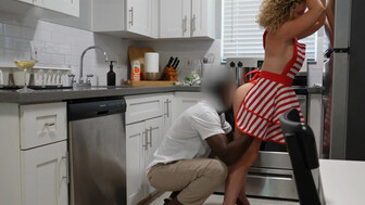 Amazing housewife is ready to have fun