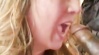 Hotwife Shauna Sucks on a BBC and oves it !