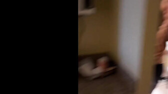 Goofy and sexy GF is very excited to try that huge cock