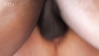 Goofy and sexy GF is very excited to try that huge cock