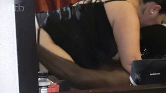 Chubby cuckold white milf and husband share that huge black cock