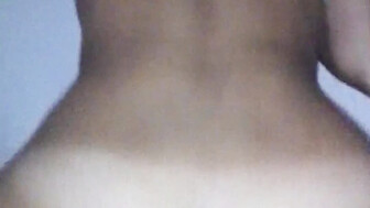 Sexy slut wife fingers ass taking black cock then gets creampied