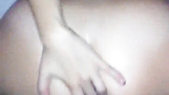 Sexy slut wife fingers ass taking black cock then gets creampied