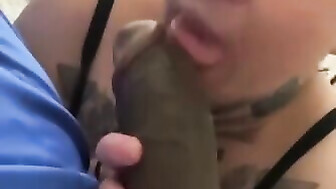 Throat BBC before work